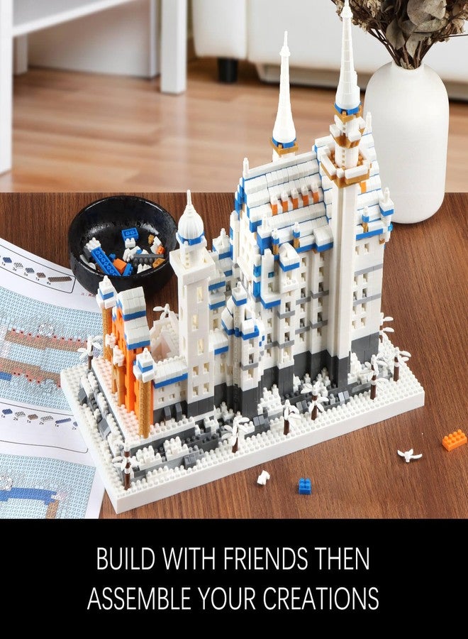 Vziimo Germany Swan Stone Castle Micro Building Blocks Set, Famous World Architecture Model Creative Collection Building Toys for Adults and Kids 14+ (2800 Pieces) - Image 5